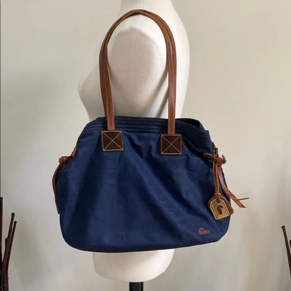 Dooney & Bourke Navy Blue Shoulder Bag - Picture 1 of 7